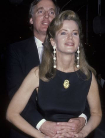 His mother Blaine and stepfather Robert Trump
